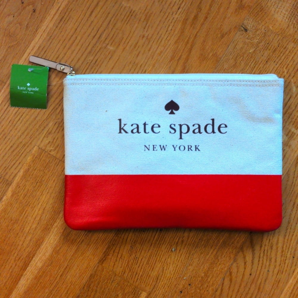 Kate Spade zipper pouch NWT